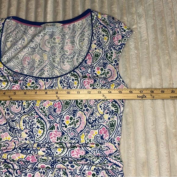 Boden Blue Pink Sundress Cap Sleeve Mini - Picture 9 of 10